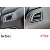 For Honda Accord 2018- Carbon ABS Front Dash AC L&R Air Outlet Vent Covers