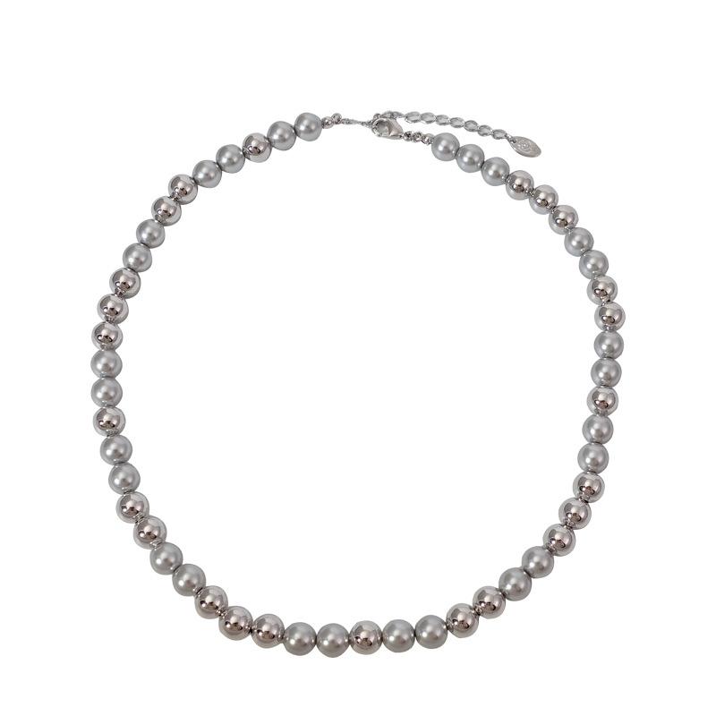 Ожерелье из жемчуга Maduo из пеньки, женская легкая роскошная нишевая высококачественная цепочка на ключицу, французская универсальная цепочка на шею Shijia