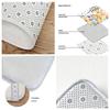 1Pcs Anti Fatigue Kitchen Rugs,   Bunnies Print Waterproof Non-Slip Thick Cushioned Kitchen Mat Heavy Duty Comfort Standing Mat for Kitchen