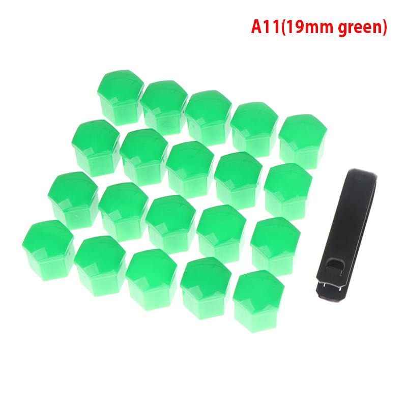 20 шт./компл. 17/19 мм колпачок гайки болта колеса пылезащитный чехол с инструментом для снятия ключа автомобильные аксессуары многоцветный