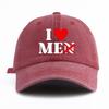 pc IME Print Washed Baseball Cap for AdultsMinimalist Retro Style Casual Soft Adjustable Dad HatPerfect As Gift