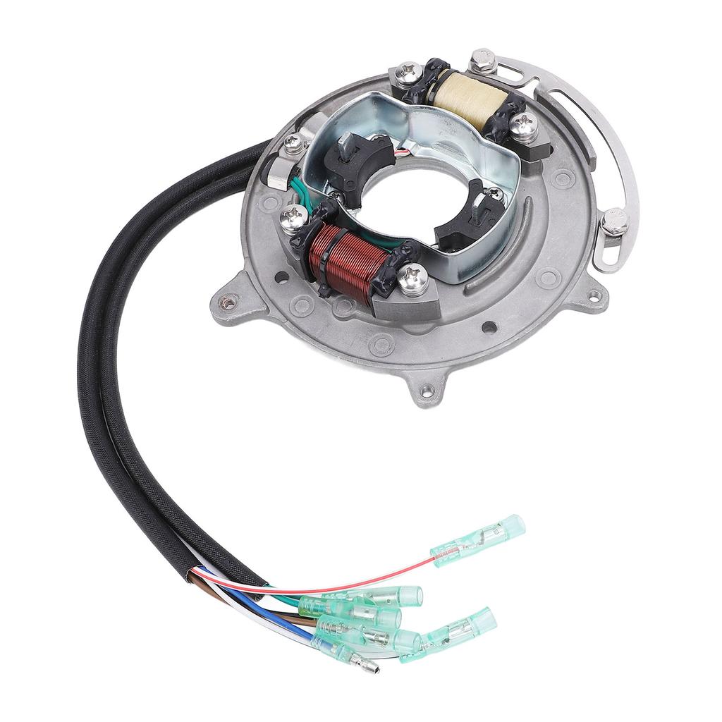 Boat Motor Coil Base Assy Aluminum Iron Improve Startup Efficiency 69P 85560 00 for 2 Stroke 25 30 HP Outboard Engine