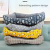 Large Dog Bed Warm Bed for Cats Sofa Dog House Thicken Cat Mat Breathable Basket for Dog Supplies