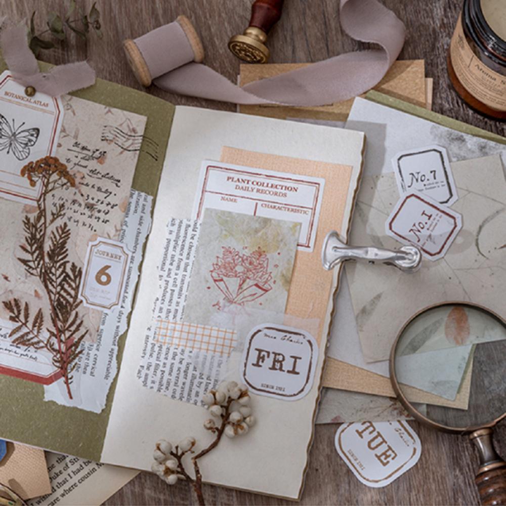 Decor Scrapbooking Paper Background Collage Fingertip Temperature Series Special Material