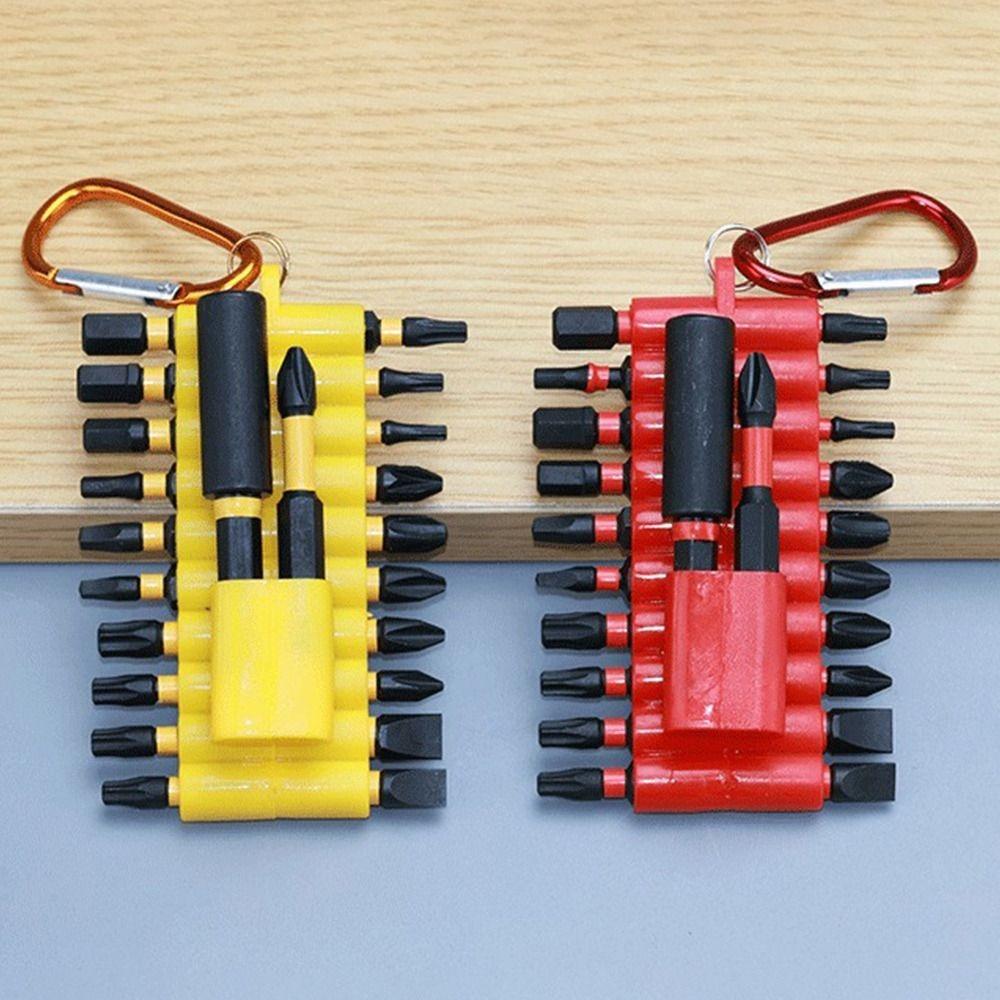 22Pcs Impact Resistant Hex Shank Bit S2 Alloy Steel Hardware Tool Set Daily Fastener Work