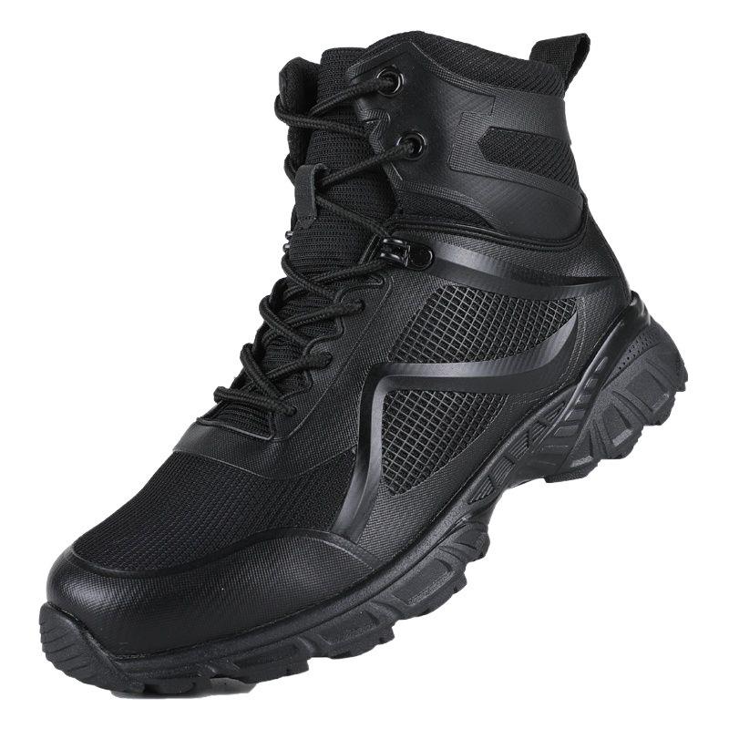 2024 Мужские десантные боевые ботинки: Амортизирующая, дышащая тактическая тренировочная обувь на лето