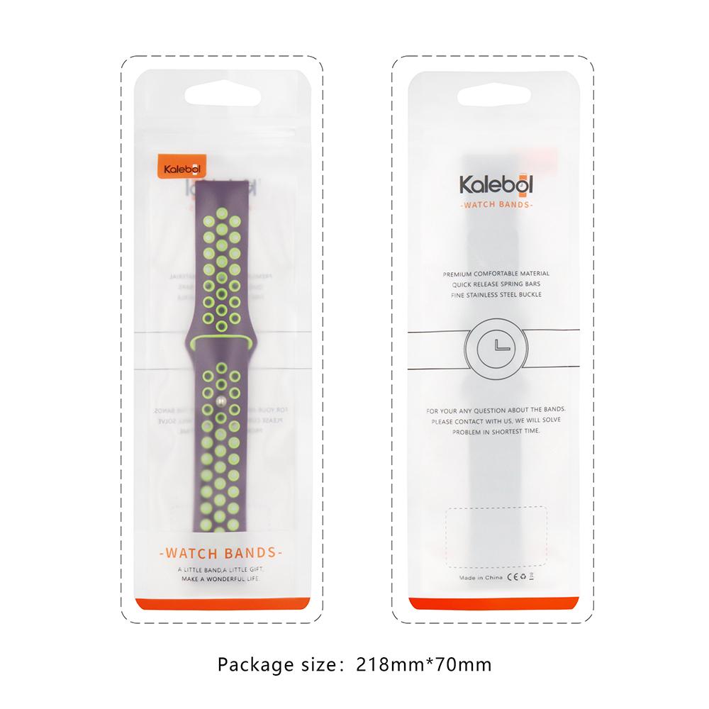 KALEBOL Для Apple Watch 10 46мм/Ultra 2/Ultra 49мм/9 8 7 45мм/SE (2023) SE (2022) SE 6 5 4 44мм/3 2 1 42мм Силиконовый ремешок для часов