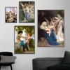 France New Classical Famous Paintings William Adolphe Bouguereau Song Of The Angels Canvas Pianting Print Wall Art Decor Posters