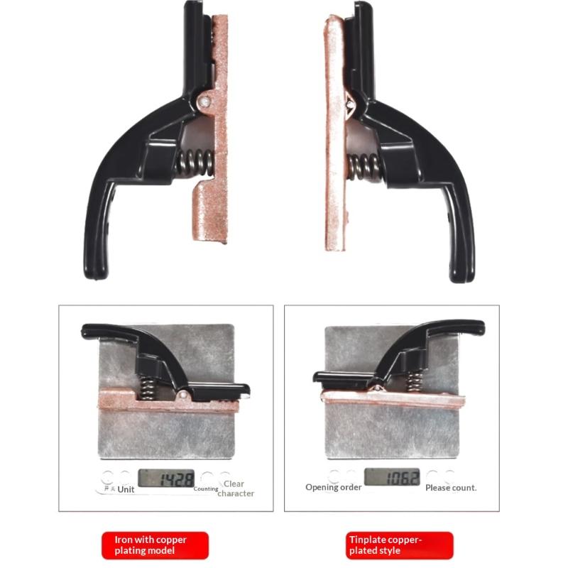 1 шт. Медные клещи с тяжелыми губками и мягкой рукояткой 300 А держатель электрода для дуговой ММА сварки