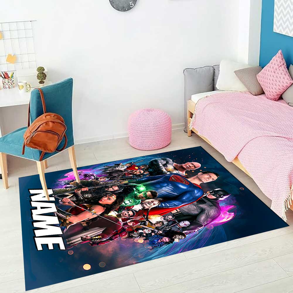 Warner Bros. Works (23) Customize your name rug, office chair cushion, home bedroom living room gift.