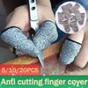 5/10/20 шт. Защитные напальчники от порезов, защита большого пальца, рукав-чехол, накладки на пальцы, перчатки для кончиков пальцев, накладки на пальцы для сбора урожая, кухонные инструменты