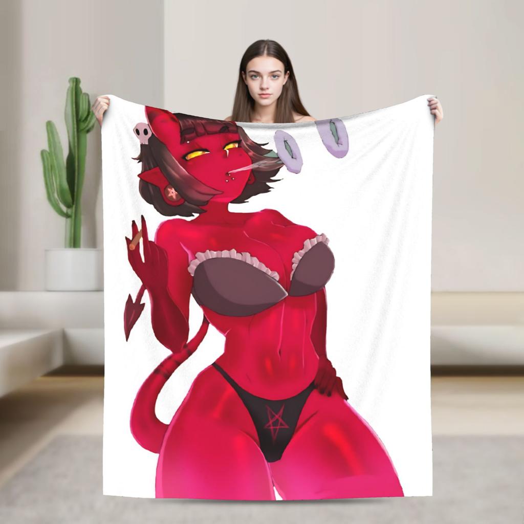 Anime Meru Blanket  Travel Flannel Throw Blanket For Couch Chair Warm Custom DIY Quality Bedspread Gift Idea