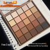25-Color Lucky Cube Twilight Matte Eyeshadow Palette In Earthy and Milk Tea Browns