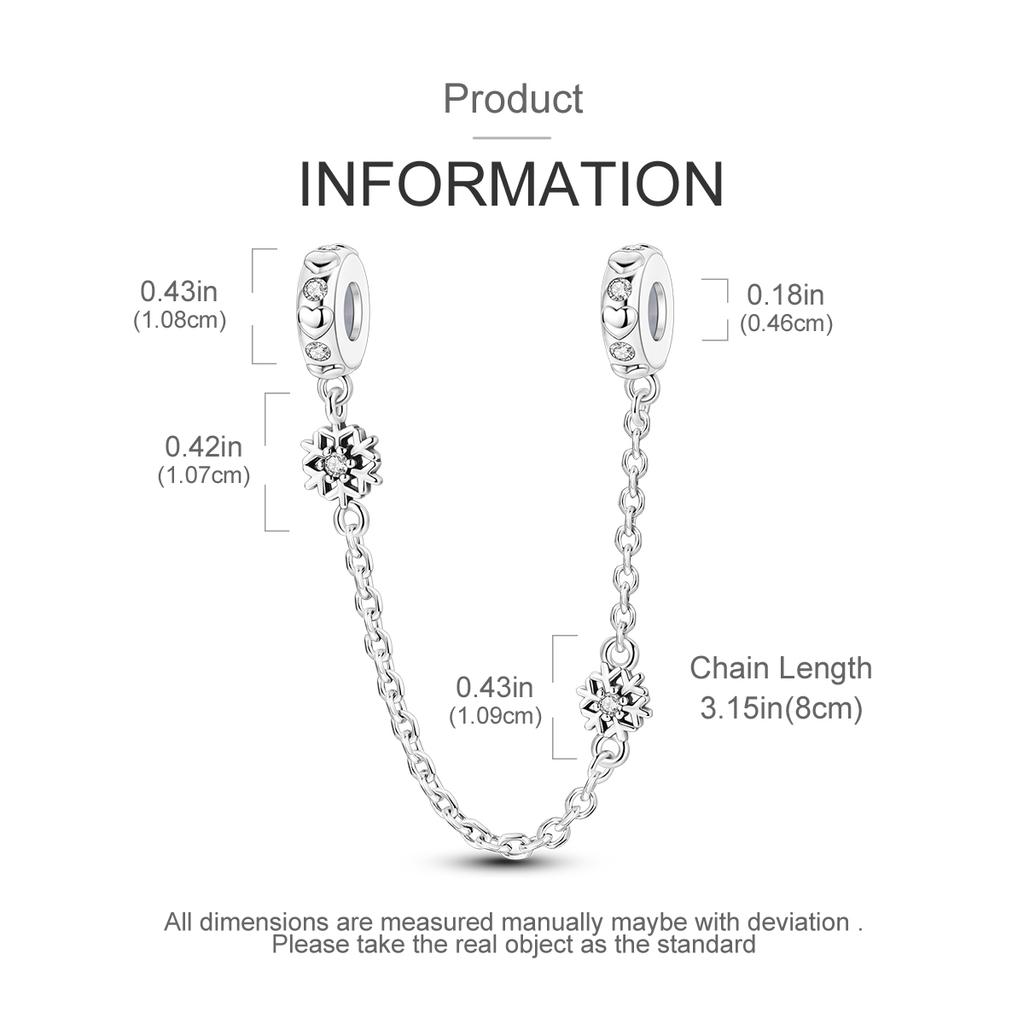 Новая медная цепочка безопасности Шарм-подвеска в виде лунного цветка и звезды Подходит для оригинального браслета DIY для женщин и девушек