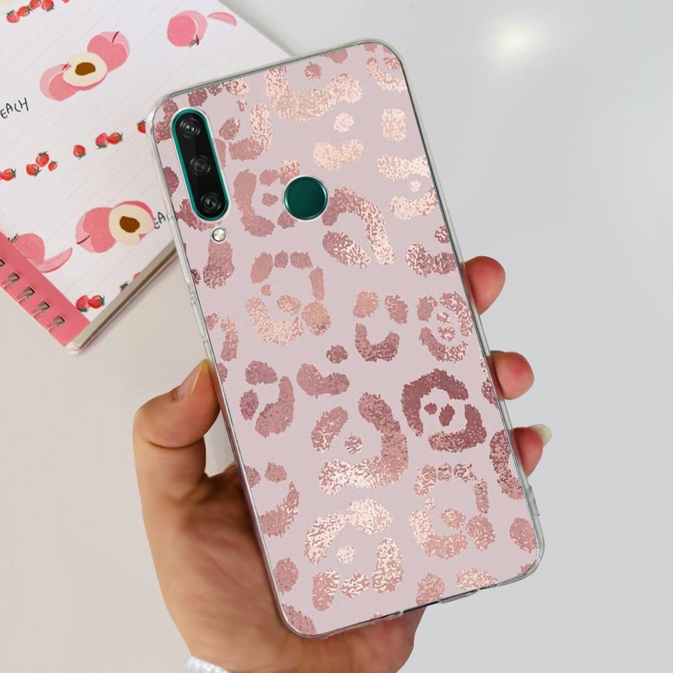 New Case For Huawei Y6p MED-LX9 Luxury Flower Love TPU Soft Silicone Back Cover For Huawei Y6p Y6P 2020 Bumper Phone Case Funda