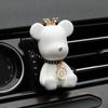 Внутреннее украшение Зажим для воздуховода Ароматерапия Медведь Гипсовый Декор Розетка Духи Зажим для автомобиля Духи