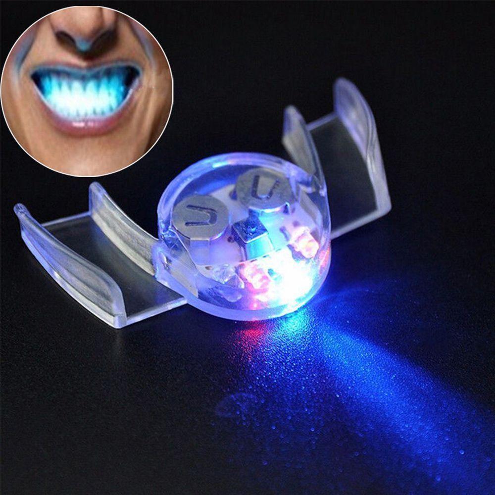 Creative Flashing Light Toy Kids Children Festive LED Braces Glow Tooth Flash Mouth Light-Up Toys