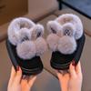 2024 Warm Winter Cotton Slippers for Girls: Indoor/Outdoor, Thickened for Mid-to-Large Children