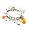 [H0558] — Серебряно-оранжевый дизайнерский браслет «Килиманджаро».