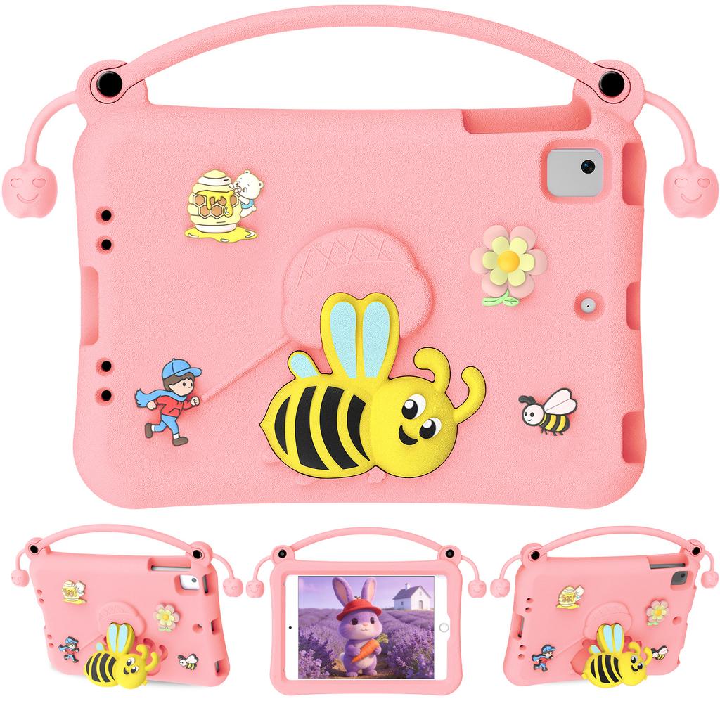 EVA Case For iPad mini (2019) 7.9 inch / mini 4 / mini 3 / Mini 2 / Mini Bee Style Kickstand Tablet Cover with Carry Handle