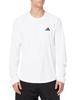 Adidas Long Sleeve Club Tennis White Size BVK34 Men's T-Shirt, (IJ4907), M,