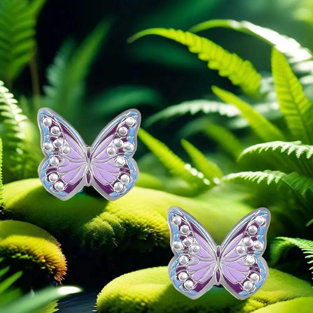 Butterfly Shape Golf Ball Mark Magnetic Golf Hat Marker Outdoor Sports Golf Cap Clip  Men and Women