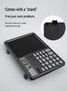 Solar 12-Digit Calculator & Electronic Memo Board with Large Screen and Dual Power