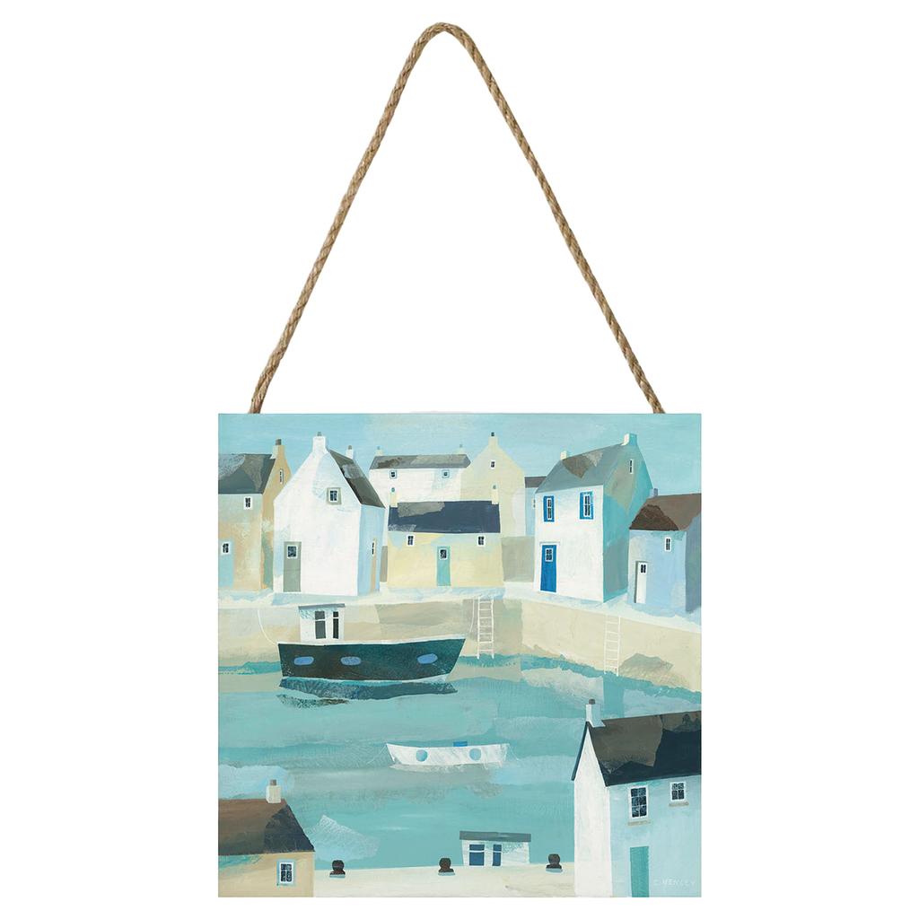 Claire Henley Little Harbor Wood Plaque