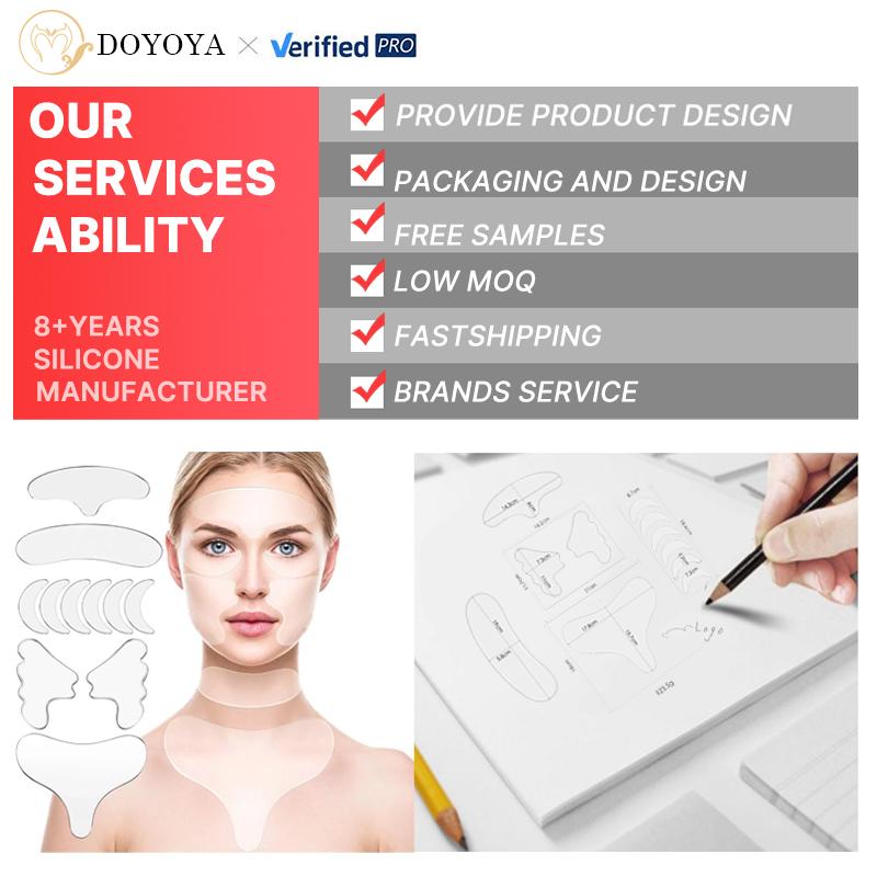 CE Certified Reusable Silicone Neck Anti Wrinkle Patches Logo Customization Neck Wrinkle Patches OEM/ODM