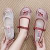 Summer Women's Mesh Shoes Mesh Yarn Breathable Ancient Hanfu Shoes Women's Sandals Old Beijing Cloth Shoes Women's Ethnic Style Embroidered Shoes