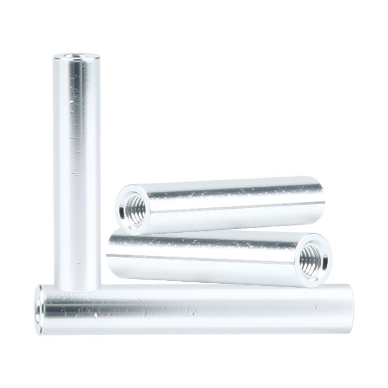 Silver Anodized M3 Aluminum Alloy Threaded Standoff Column for Instrument Panel Support