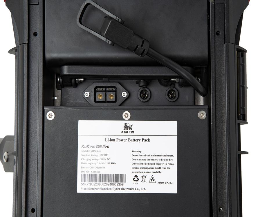 KuKirin Электросамокат G3 PRO 1200W с двумя моторами, запас хода 80 км, 52V 23.4Ah, внедорожный электросамокат с гидравлическими тормозами