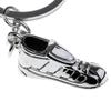 Steel Football Ball Sport Hanging Keychain Football Key Chain Metal Chain Soccer Shoes Key Rings