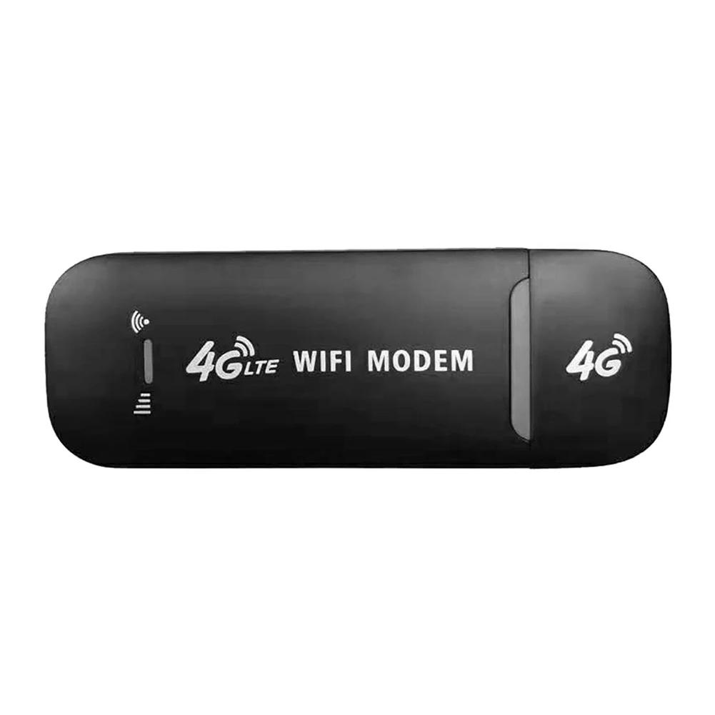 Беспроводной USB-модем 4G LTE Мобильный широкополосный 150 Мбит/с Модем-стик 4G SIM-карта Беспроводной маршрутизатор Дом Офис Беспроводной WiFi-адаптер
