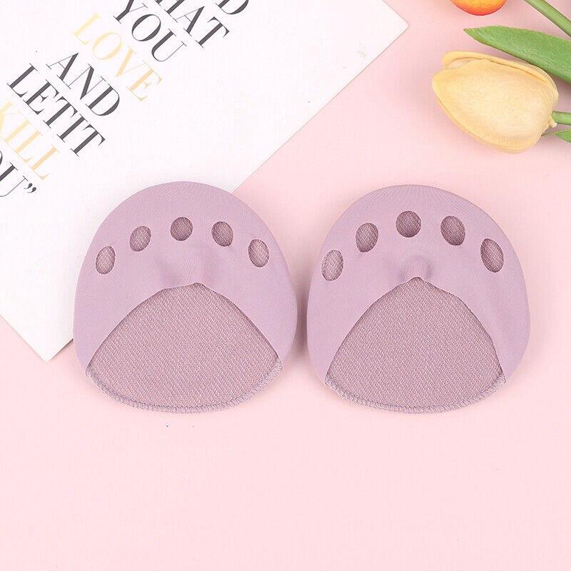 Подушечки для пальцев ног, противоболевые, противоскользящие подушечки для передней части стопы, полустельки, невидимые носки