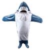 Wearable Shark Sleeping Bag Soft Cozy Flannel Hooded Blanket for Adult Women Men Costume XL 8.3 X