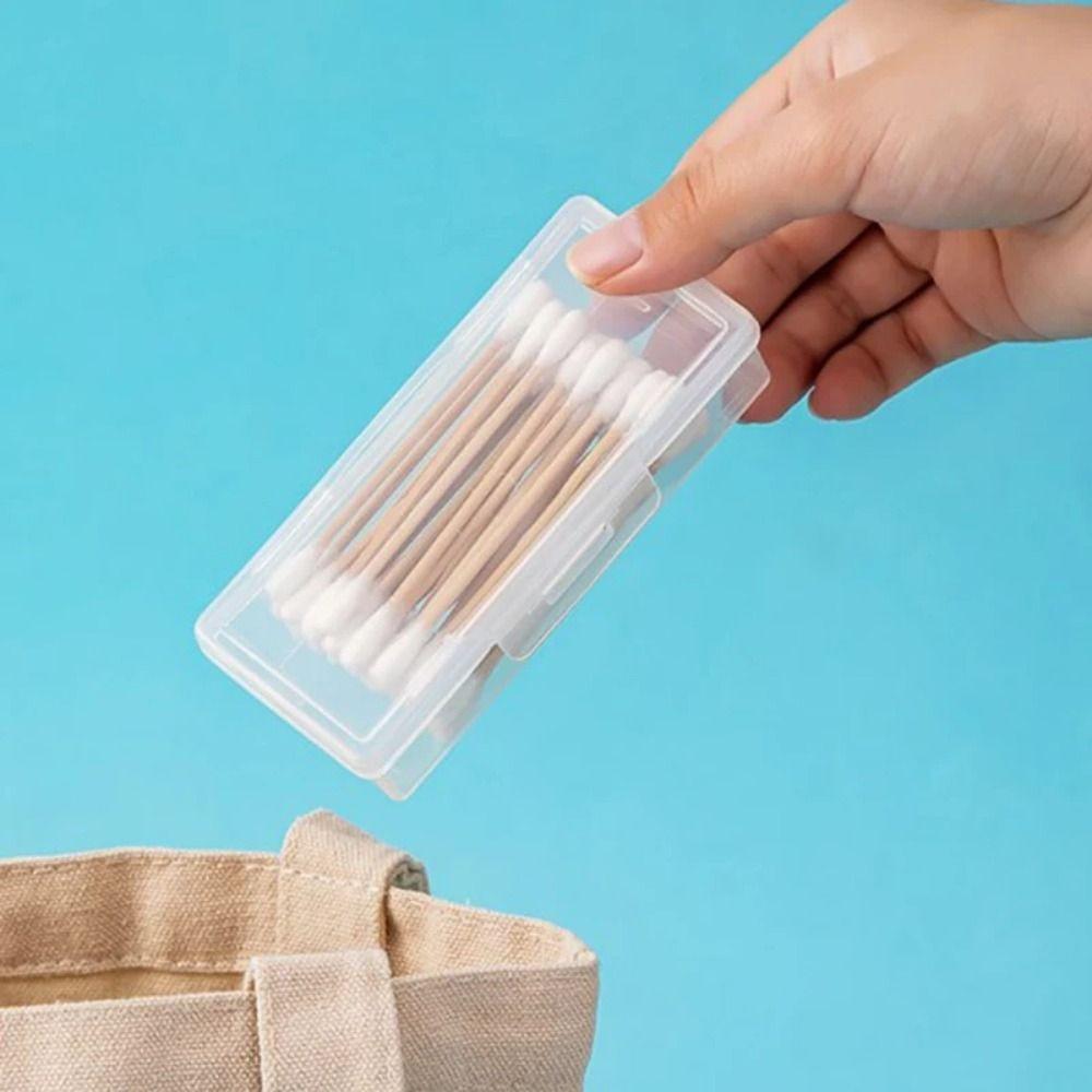 Multifunctional Cotton Swab Holder Case Dust-proof Jewelry Accessories Box New Medicine Box