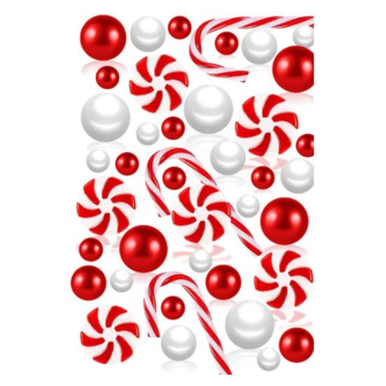 Рождественский набор наполнителей для ваз Плавающие бусины Подсвеченные бусины из искусственного жемчуга Прозрачные водные бусины Рождественские украшения для особых случаев Плавающие свечи