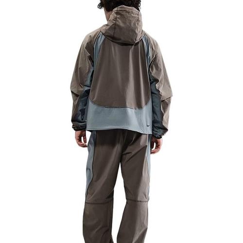 Nike Мужская ветровка Tech Dri FIT с цветными блоками, свободная, IH8462-289