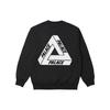 Fleece Tri-Ferg Crew Black Unisex Tops P24CS054