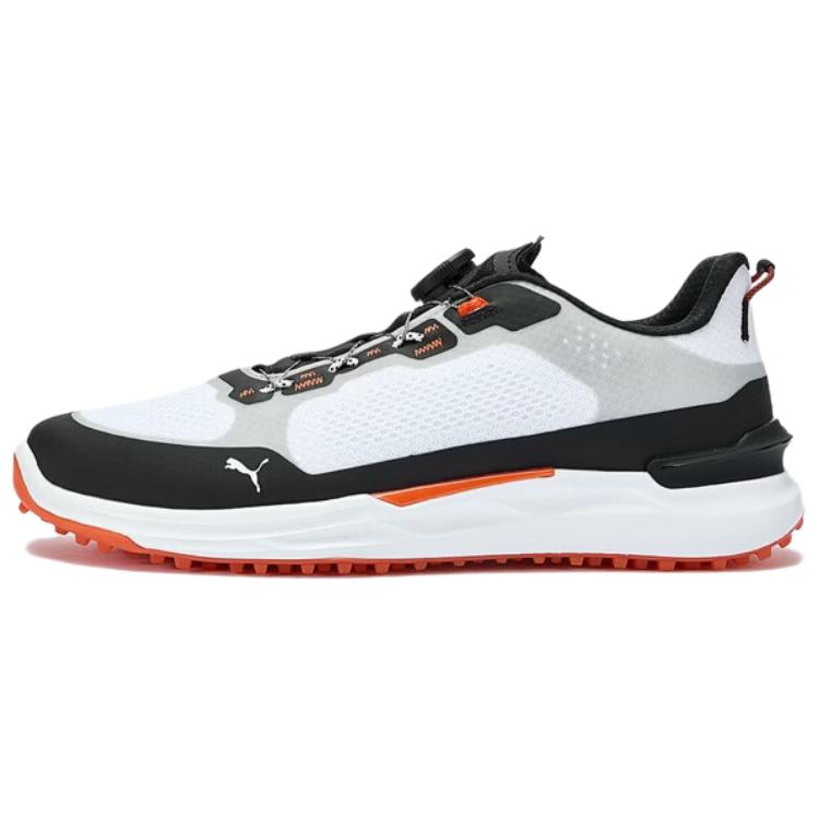 Puma Ignite Elevate 2 Disc Удобные Универсальные Легкие Поддерживающие Обувь для Гольфа Мужские кроссовки Черный Белый 312546-01