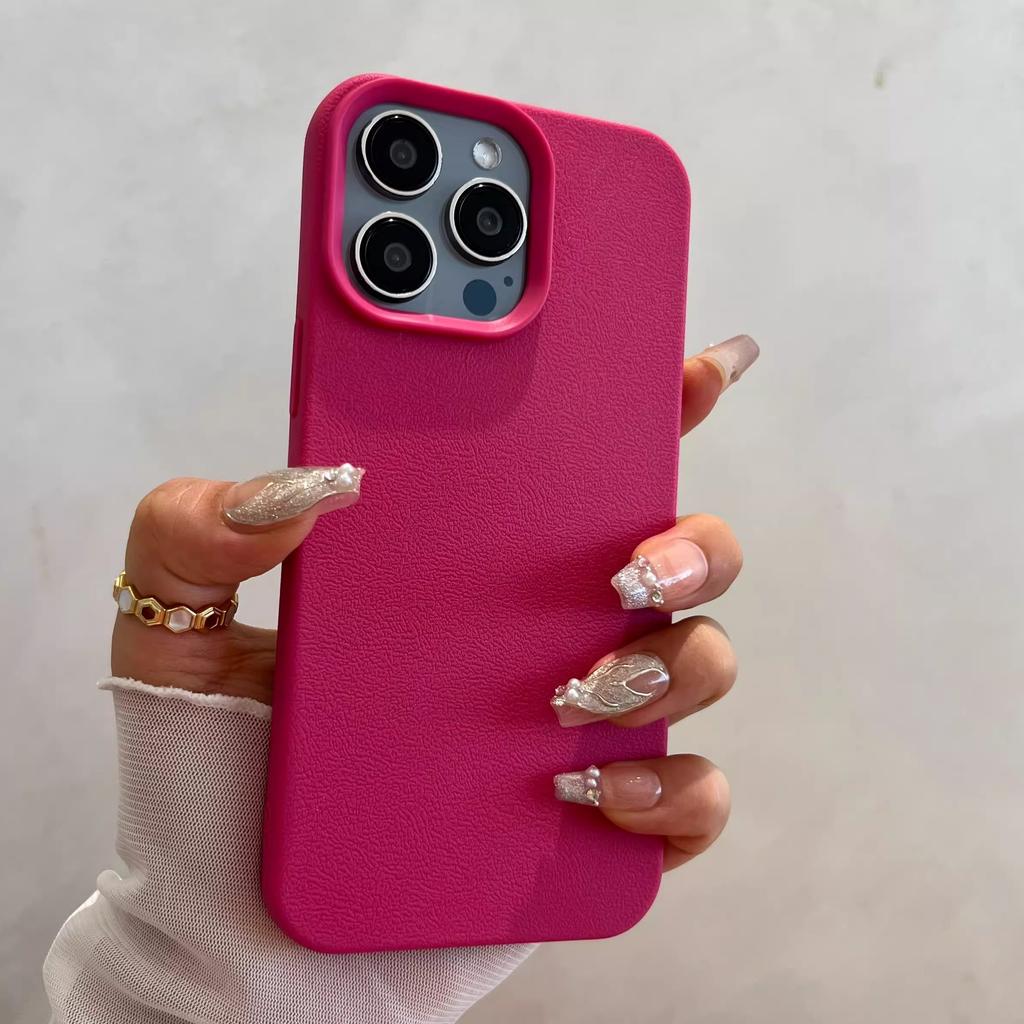 Роскошный Матовый Мягкий Кожаный Чехол-Конфета Для iPhone 17 16 15 14 Plus 13 12 11 Pro Max Защитный Ударопрочный Силиконовый Чехол