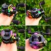 Wuyuzi Baitcasting BB Bearing Fishing Baitcast High Speed Fishing Reel with Baitcast Fishing Accessories Reel, 9+1 Reel, 7.21 Wheel, Left/Right,