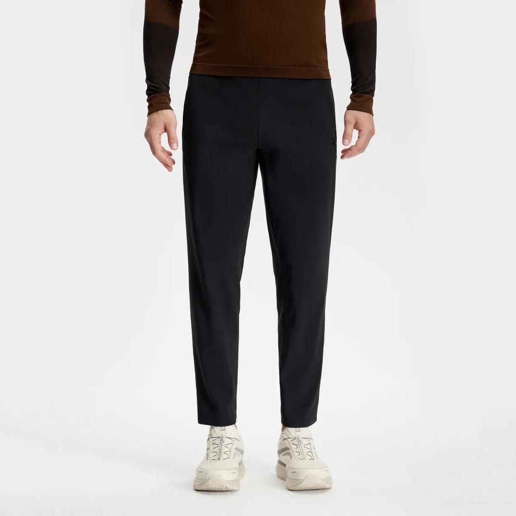 FILA Knitted Fabric Pants Men's Pitch Black (Unisex) Knitted Sweatpants A11M411613FBK