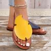 Women Slippers 2024 New Summer Flat Shoes Women Slippers Fashion Flip Fops Open Toe Sandals Comfortable Casual Slides Women