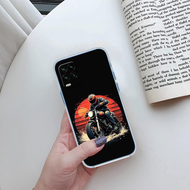 RA18 Motorcycle Racing Transparent Phone Case for Motorola Moto Edge 20 30 40 50 S30 Fusion Ultra Pro Neo Lite + G200 G23
