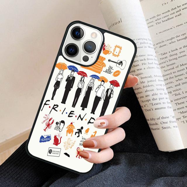 Friends TV Show Series funny Phone Case Back Cover for iPhone 17 Air 16 15 14 13 11 12 Pro Max Plus Fundas