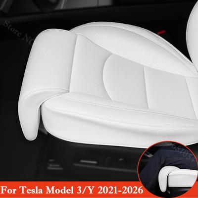 Для Tesla Model 3/Y 2026-2026 Полная обтяжка Расширитель поддержки ног Подушка-удлинитель Чехол на сиденье Пена с памятью Подставка для ног Автоаксессуары