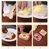 Мультяшный медведь Дети рисовые шарики Maker Mold Onigiri Mold 3D Bento Box Суши Кухонные принадлежности Гаджеты Сэндвич Украшения Резак Подарок