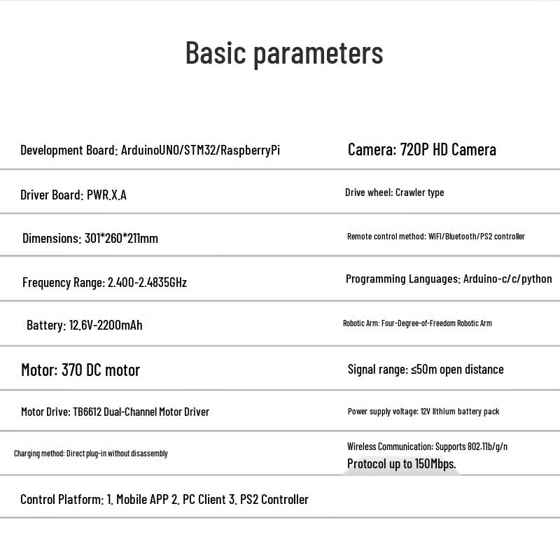 Программируемый роботизированный манипулятор DaTong Mamba с системой технического зрения, комплект